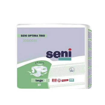 Sauskelnės Seni Optima Trio, Large, 10 vnt.