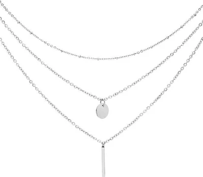 Troli Triple steel necklace