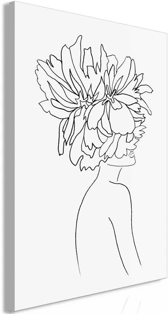Artgeist Paveikslas - Floral Argument (1 Part) Vertical