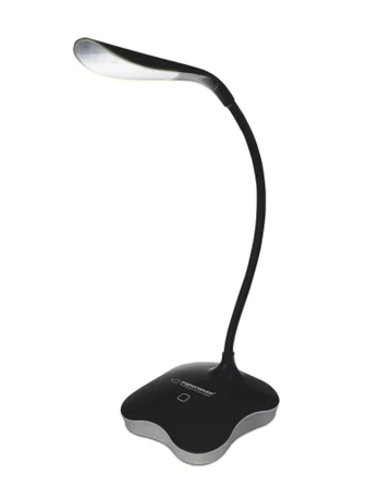 Esperanza ELD105K juoda LED stalinė lempa