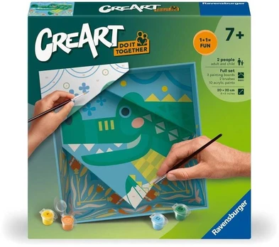 Tapyba pagal numerius CreArt Do it together Krokodilas