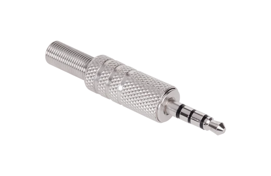 Wtyk Jack 3.5 metalowy czteropolowy