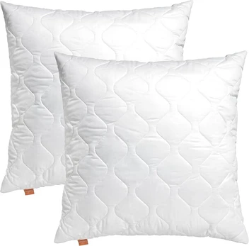 Original pillows, covers,sleepling Comfort 196144 Set of 2 Microfiber Pillows 65 x 65 cm, White,