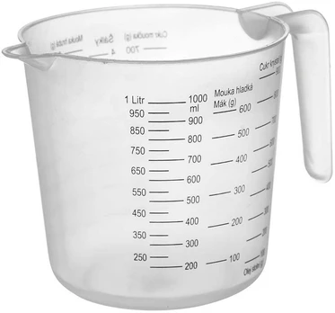 Virtuvinis matavimo puodelis, 1 L