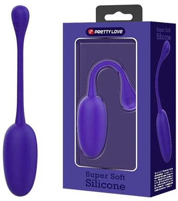 PRETTY LOVE - KNUCKER PURPLE RECHARGEABLE VIBRATING EGG