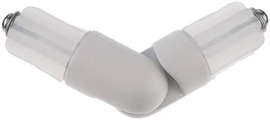 Sujungimas Domoletti 90180165, Ø 19 mm, balta