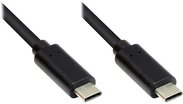 GoodConnections Good Connections USB 3.1 (Gen.1) Kabelis USB-C juodas 1m