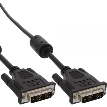 Kabelis InLine DVI-D - DVI-D 10m juoda (17767)