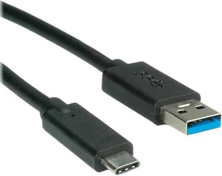 Kabelis USB Roline USB-A - 1 m Juodas (11.02.9011)