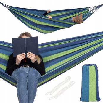 Pakabinamas Hamakas XXL Springos HM033, 200 x 150 cm