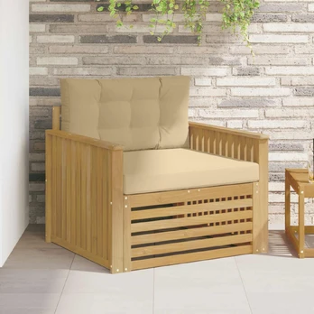 Lauko sofa Poliesteris Balta