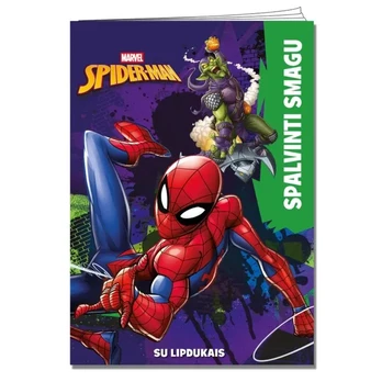 Knyga SPIDER-MAN. SPALVINTI SMAGU