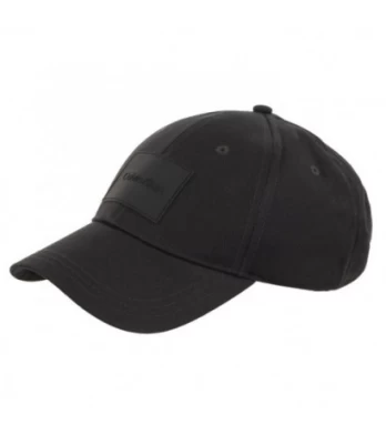 Calvin Klein Tomal Rubber Patch Bb Cap Black K50K511296 BEH (CK405-a) kepurė
