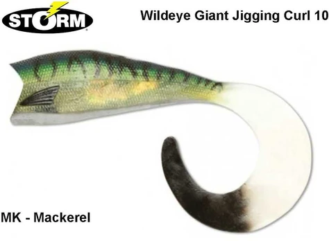 Guminukai Storm WildEye Giant Jigging Curl 10 23cm Mackerel