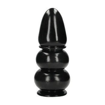 Ultra Collosus Black Intimate Plug 33 cm with Suction Cup Base