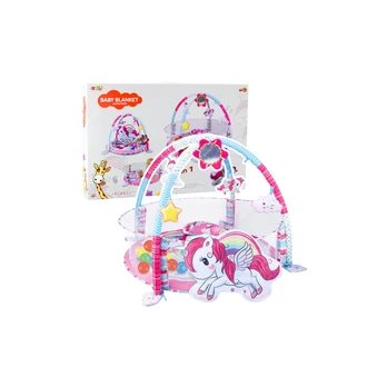 Baby Play Mat Ball Pool 3in1 Unicorn Pink