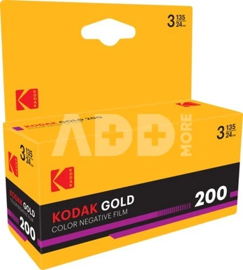 Eastman Kodak Gold 200 135-24 exp 3-pack Horizontal