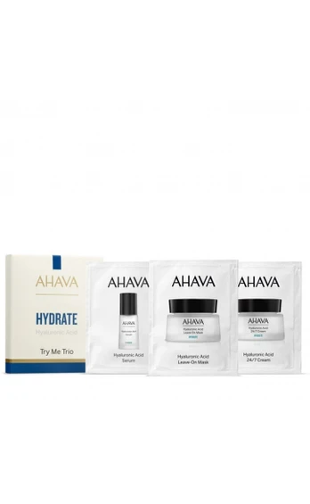 AHAVA HYDRATE TRY ME TRIO MĖGINĖLIŲ RINKINYS