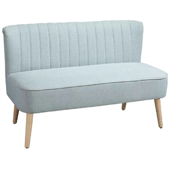 Dvivietė sofa, 2 vietos, Žalia, 117 × 77 × 56,5 cm