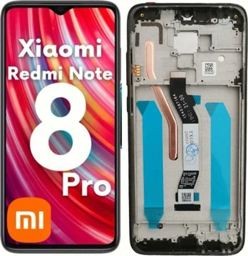 GregooLCD ekranas XIAOMI Redmi NOTE 8 PRO rėmelis