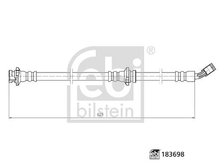 Stabdžių žarnelė FEBI BILSTEIN 183698