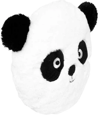 Apvali PANDA pagalvėlė su ausimis, Ø 27 cm