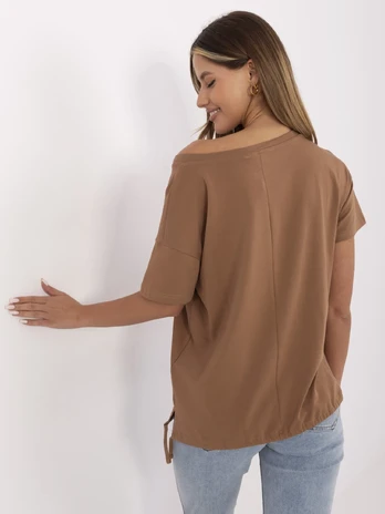 T-shirt-CLM-TS-1019.79-jasny brązowy