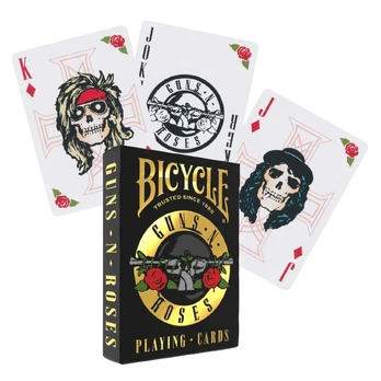 Guns N' Roses žaidimo kortos Bicycle