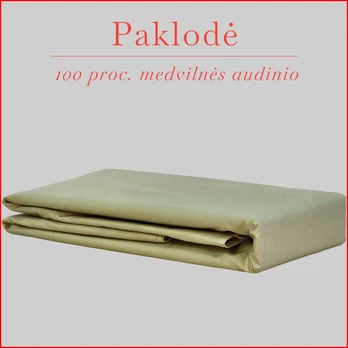100 proc. medvilnės paklodė - 220x240cm.