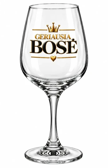 Vyno taurė "Geriausia bosė" (400ml)