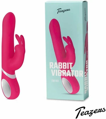 EasyToys Rotating & Vibrating Rabbit Vibe Multi-Function USB Violetinė
