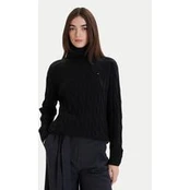 Tommy Hilfiger Golfas WW0WW46791 Juoda Regular Fit