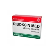 RIBOKSIN MED 200 mg, 60 kaps. kaina