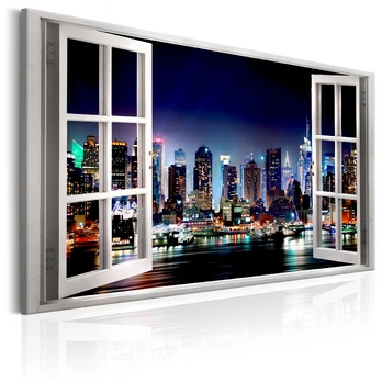 Artgeist Paveikslas - Window: View of New York