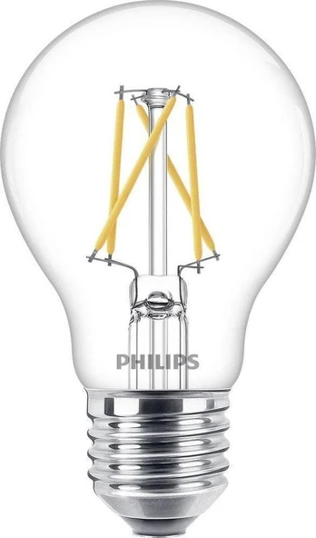 Philips Bulb, 7.5 W, 60 W, E27, 806 lm, 15000 h, Warm baltas