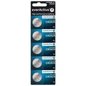 CR2025 baterijos everActive , 5vnt