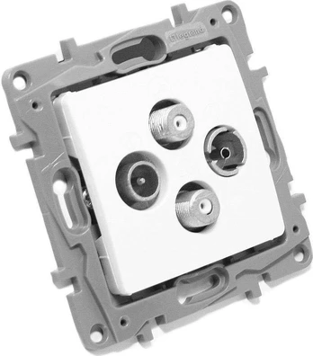 Legrand Lizdas antena NILOE RTV-SAT-SAT final balta (764566)