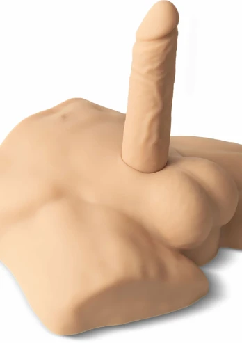 Silex-D Silicone Demi Torso Small Model 7" Apollo S, Liquid Silicone, 23cm