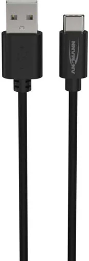 Kabelis USB Ansmann Kabelis USB 3.0 A->USBC S/S 1,0m bl kaina