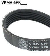 V formos rumbuoti diržai SKF VKMV 6PK1325 kaina