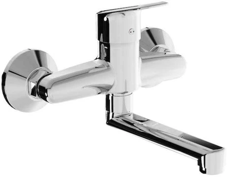 wall sink mixer. 150 mm spout