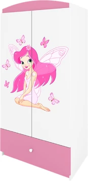 Rožinė spinta Babydreams fėja kaina
