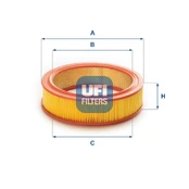 Oro filtras UFI 27.719.00 kaina