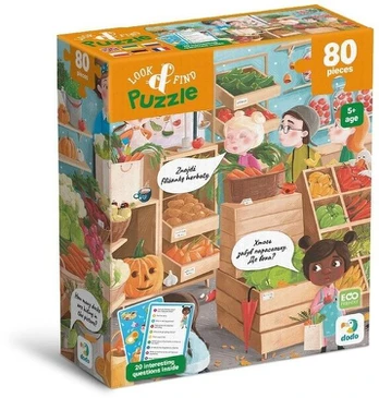 Dėlionė Dodo 80 elementų „rudens dovanos“ su užduotimis