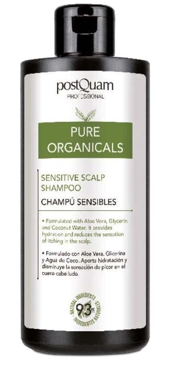 Šampūnas PostQuam Professional Pure Organicals Sensitive Scalp, 400 ml