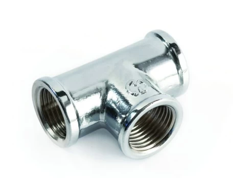 Žalvarinis chrom. trišakis GENERAL FITTINGS, 1/2"