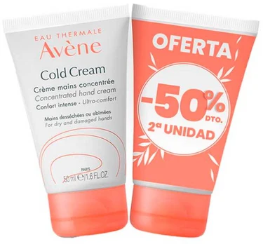 Avene cold cream red 2x50ml