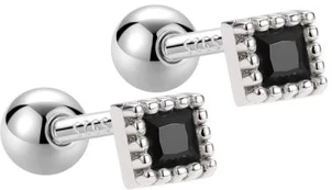 Helix auskarai Luxe Juodas