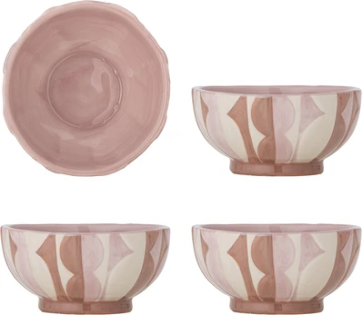 Bloomingville - Saul Bowl - Rose - Stoneware