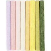 Crepe Paper - Pastel Colours (209001) kaina